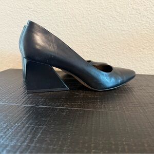 Vince Camuto Black Block Heel Shoes